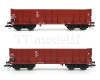 Set tří otevřených vozů OOmu, DR, IV. epocha, TT, model Galerie Tillig 2025, Tillig 502417
