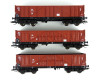 Set tří otevřených vozů OOr "Grundstoff-Industrie-Pendel", 2. díl, III. epocha, TT, Tillig TT Club 2026, Tillig 502799