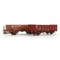 Set dvou otevřených vozů "Rübenzug", DB, 4. díl, IV. epocha, TT, Tillig TT Club 2026, Tillig 502807