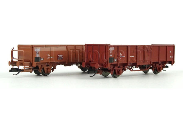 Set dvou otevřených vozů "Rübenzug", DB, 4. díl, IV. epocha, TT, Tillig TT Club 2026, Tillig 502807