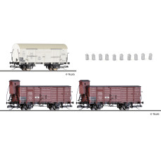 Set nákladních vozů "Milchtransport", DRG, II. epocha, TT, Tillig TT Club 2027, Tillig 502899
