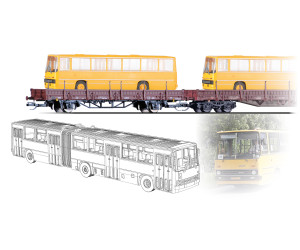 Set nákladních vozů "Ikarus Transport", IV. epocha, TT, Tillig TT Club 2027, Tillig 502906