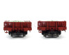 Set dvou plošinových vozů Rmms 3960, s nákladem nového štěrku, DR, IV. epocha, H0, jednorázová série, Tillig 70071 E