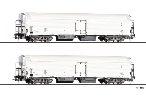 Set dvou chladírenských vozů Iaghqrs, DR, IV. epocha, H0, Tillig 70076
