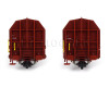 Set dvou krytých vozů Laails 142.1 s posuvnou stěnou, ČD Cargo, VI. epocha, H0, Tillig 70078
