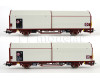 Set dvou krytých vozů Laails 142.1 s posuvnou stěnou, ČD Cargo, VI. epocha, H0, Tillig 70078