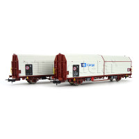 Set dvou krytých vozů Laails 142.1 s posuvnou stěnou, ČD Cargo, VI. epocha, H0, Tillig 70078