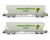 Set dvou vozů pro přepravu obilí, „Transcéréales – ALGECO“, SNCF, IV.–V. epocha, TT, Arnold HN9758