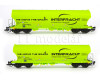 Set dvou vozů pro přepravu obilí, CZ-interfracht, VI. epocha, TT, Arnold HN9759