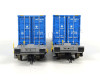 Set dvou kontejnerových vozů se třemi kontejnery Maersk, VI. epocha, TT, Arnold HN9765 Set dvou kontejnerových vozů se třemi kontejnery Maersk, VI. epocha, TT, Arnold HN9765