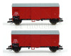 Set dvou krytých vozů Zt "Bremen", ČSD, III. epocha, limitovaná série pro Kolmar, TT, Haedl 0115017