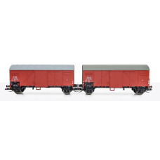 Set dvou krytých vozů Zt "Bremen", ČSD, III. epocha, limitovaná série pro Kolmar, TT, Haedl 0115017