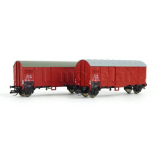 Set dvou krytých vozů Zt "Bremen", ČSD, III. epocha, limitovaná série pro Kolmar, TT, Haedl 0115017