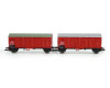Set dvou krytých vozů Zt "Bremen", ČSD, III. epocha, limitovaná série pro Kolmar, TT, Haedl 0115017