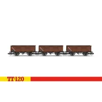 Set tří otevřených vozů 21T na přepravu minerálů, BR, III. epocha, TT, Hornby TT6039