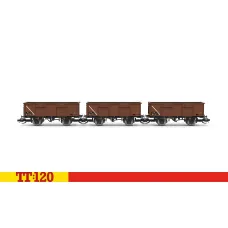 Set tří otevřených vozů 21T na přepravu minerálů, BR, III. epocha, TT, Hornby TT6039