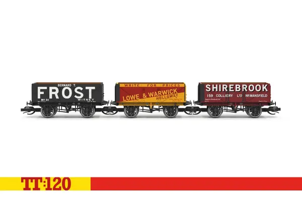 Set tří otevřených vozů, I. epocha, TT, Hornby TT6042