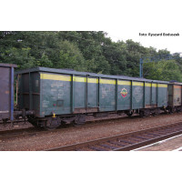 Set dvou otevřených čtyřosých vozů Eaos, PKP Cargo, V. epocha, H0, Piko 28314
