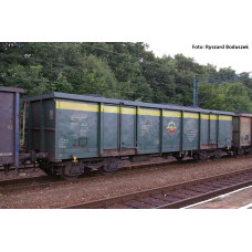 Set dvou otevřených čtyřosých vozů Eaos, PKP Cargo, V. epocha, H0, Piko 28314