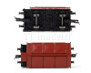 Set tří vozů na vápno, s klapkami, ČSD, III. epocha, TT, PMT 65295