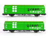 Set dvou vozů s posuvnými stěnami Hbillns-v, Green Cargo, VI. epocha, H0, Roco 6600114