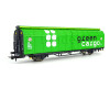 Set dvou vozů s posuvnými stěnami Hbillns-v, Green Cargo, VI. epocha, H0, Roco 6600114