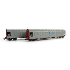 Set dvou vozů s posuvnou plachtou Rils, ČD Cargo, VI. epocha, H0, Roco 6600159