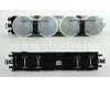 Set dvou nádobových vozů Uacs, ČD, V. epocha, H0, Roco 6600237