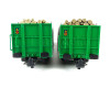 Set dvou klanicových vozů s nákladem dřeva, OnRail, VI. epocha, H0 Roco 6600319 Set dvou klanicových vozů s nákladem dřeva, OnRail, VI. epocha, H0 Roco 6600319