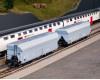 Set tří samovýsypných vozů řady Wap, PKP, IV. epocha, H0, Roco 6600324 Set tří samovýsypných vozů řady Wap, PKP, IV. epocha, H0, Roco 6600324