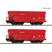 Set dvou samovýsypných vozů řady Fal, DB Schenker, VI. epocha, H0, Roco 6600326 Set dvou samovýsypných vozů řady Fal, DB Schenker, VI. epocha, H0, Roco 6600326