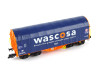 Set dvou vozů Shimmns s posuvnou plachtou, Wascosa, VI. epocha, TT, Roco 6680006