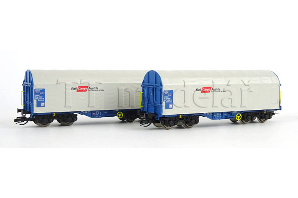 Set dvou vozů Shimmns s posuvnou plachtou, RCW, VI. epocha, TT, Roco 6680007-1