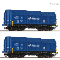 Set dvou vozů Shimmns s teleskopickými stěnami, PKP Cargo, VI. epocha, TT, Roco 6680008-1