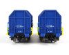 Set dvou vozů Shimmns s teleskopickými stěnami, PKP Cargo, VI. epocha, TT, Roco 6680008-1