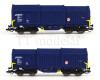 Set dvou vozů s posuvnými stěnami řady Shimmns, ZSSK Cargo, VI. epocha, TT, Roco 6680013 Set dvou vozů s posuvnými stěnami řady Shimmns, ZSSK Cargo, VI. epocha, TT, Roco 6680013