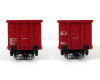 Set dvou otevřených vysokostěnných vozů řady Eas-u, ČSD, IV. epocha, TT, Roco 6680015