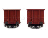 Set dvou otevřených vysokostěnných vozů řady Eanos, DB, IV. epocha, TT, Roco 6680016