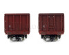 Set tří otevřených vysokostěnných vozů řady Eas, DR, patinované, IV. epocha, TT, Roco 6680017