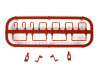 Set tří otevřených vysokostěnných vozů řady Eas, DR, patinované, IV. epocha, TT, Roco 6680017