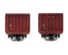 Set tří otevřených vysokostěnných vozů řady Eas, DR, patinované, IV. epocha, TT, Roco 6680017