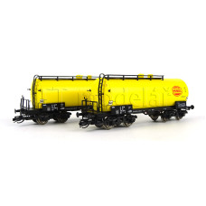 Set dvou kotlových vozů řady ZZw, MINOL, DR, IV. epocha, TT, Roco 6680019