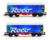 Set dvou vozů řady Shimmns, potisk Kühn & Roco, VI. epocha, TT, jednorázová série, Roco 6680022 Set dvou vozů řady Shimmns, potisk Kühn & Roco, VI. epocha, TT, jednorázová série, Roco 6680022