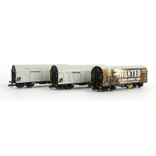 Set tří vozů Shimmns s posuvnou plachtou, Captrain, VI. epocha, TT, Roco 6680023