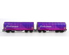 Set dvou vozů Shimmns s posuvnou plachtou, Railrelease, VI. epocha, TT, Roco 6680024
