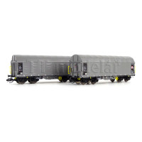 Set dvou vozů Shimmns s posuvnou plachtou, ČD Cargo, VI. epocha, TT, Roco 6680025