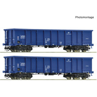 Set dvou otevřených vozů Eaons, PKP Cargo, VI. epocha, TT, Roco 6680033