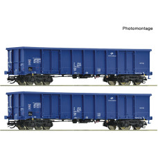 Set dvou otevřených vozů Eaons, PKP Cargo, VI. epocha, TT, Roco 6680033
