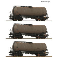 Set tří kotlových vozů řady ZZhs, DR, IV. epocha, TT, Roco 6680067 Set tří kotlových vozů řady ZZhs, DR, IV. epocha, TT, Roco 6680067