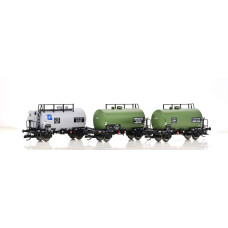 Set tří kotlových vozů Deutz, ČSD, III. epocha, TT, limitovaná série pro DS model, Saxonia 120089